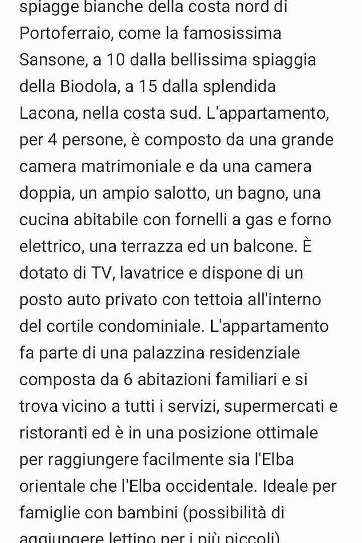 Appartamento Orti Portoferraio